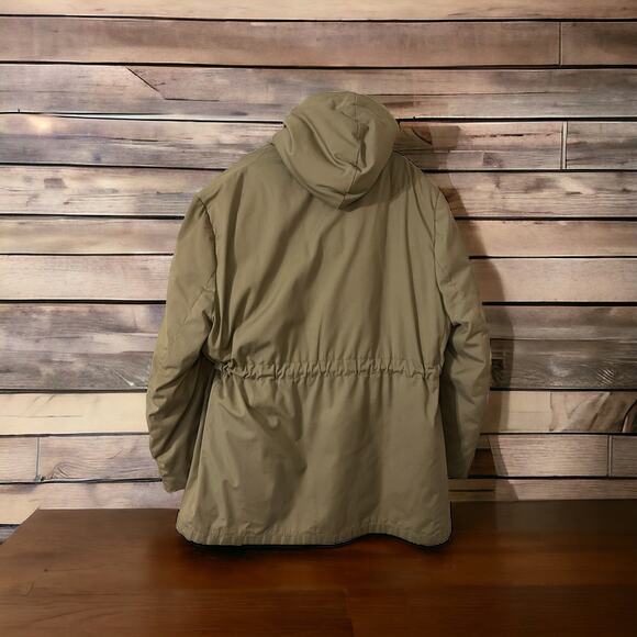 Men's Vintage Woolrich Tan Goose Down Parka Size 46 - Picture 3 of 12